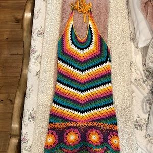 rat and boa inferno dress